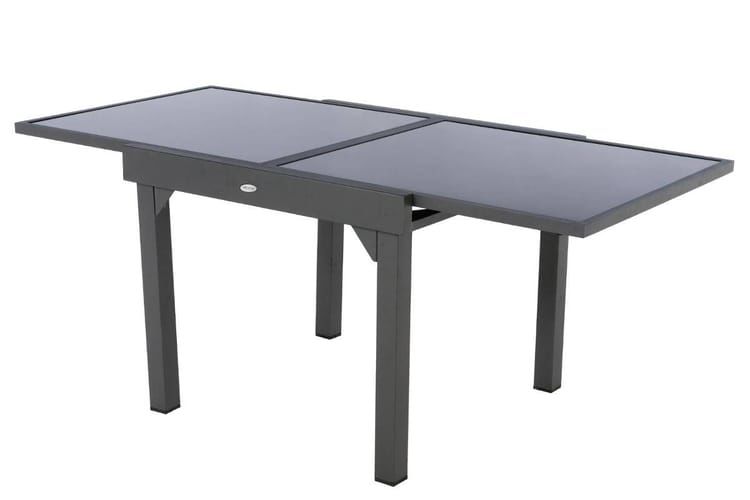 Table de jardin extensible rectangulaire en Verre Gris 220 Fontenay-Tr�signy (77)