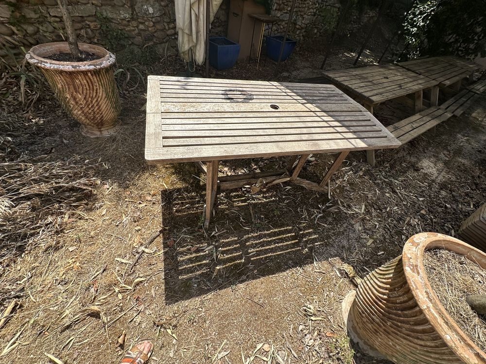 Table jardin pliante bois 45 Pont-Saint-Esprit (30)