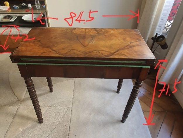 table de jeux ancienne 30 Paris 17 (75)