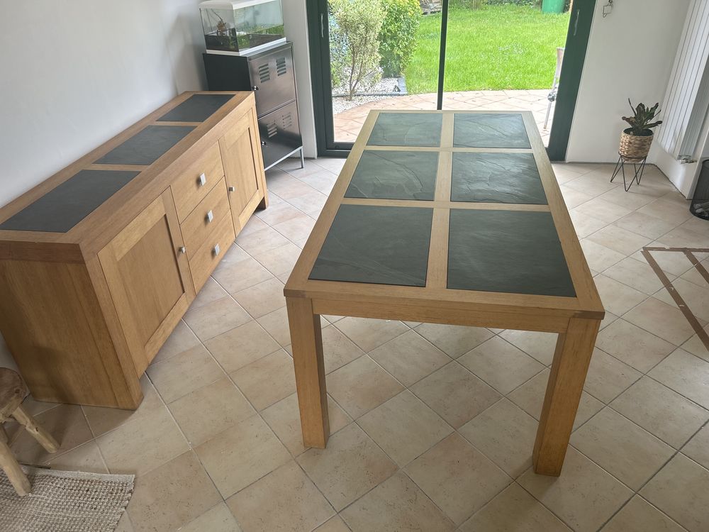 Table � manger et buffet en ch�ne 450 Comines (59)