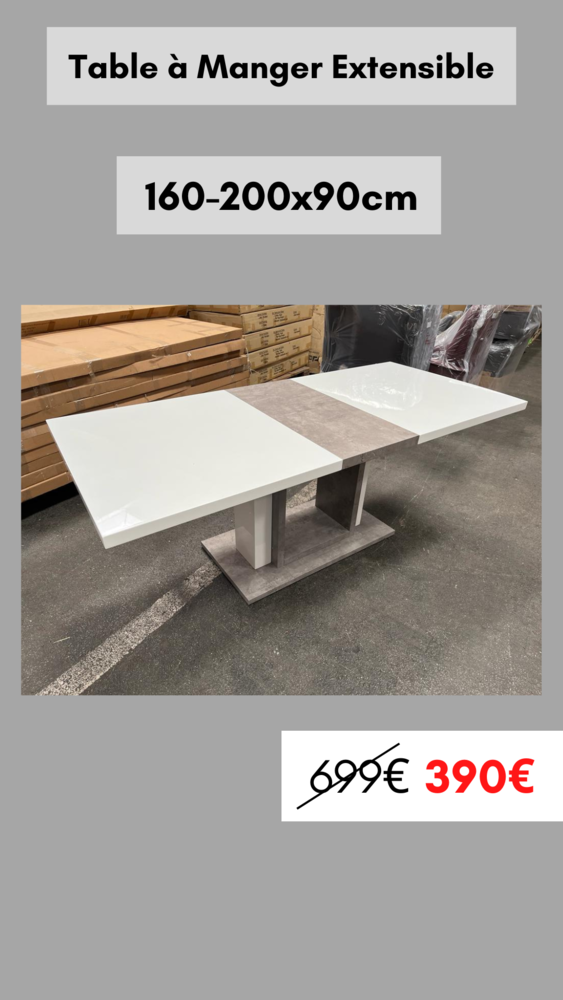 Table � manger extensible 160/200x90cm (NEUF sous emballage) 390 Strasbourg (67)