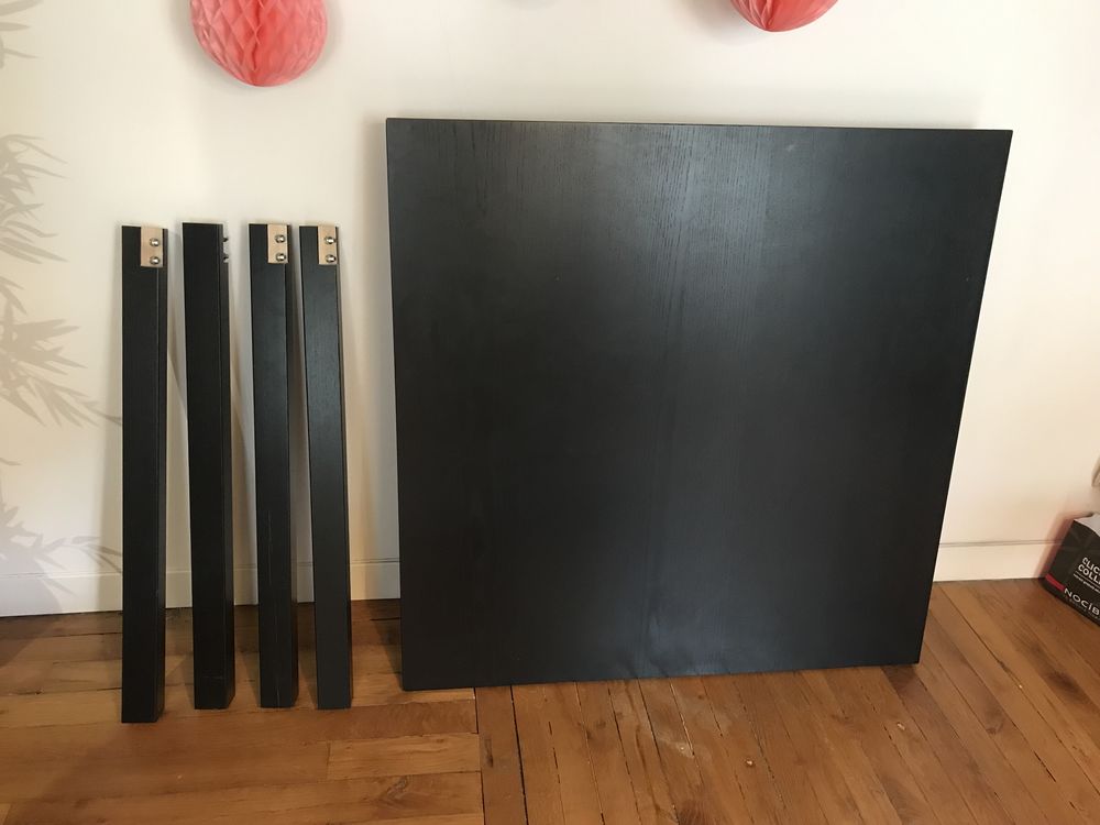 Table � manger noire 70 Paris 14 (75)