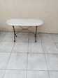 Table en marbre blanc  40 Saint-Vivien (24)