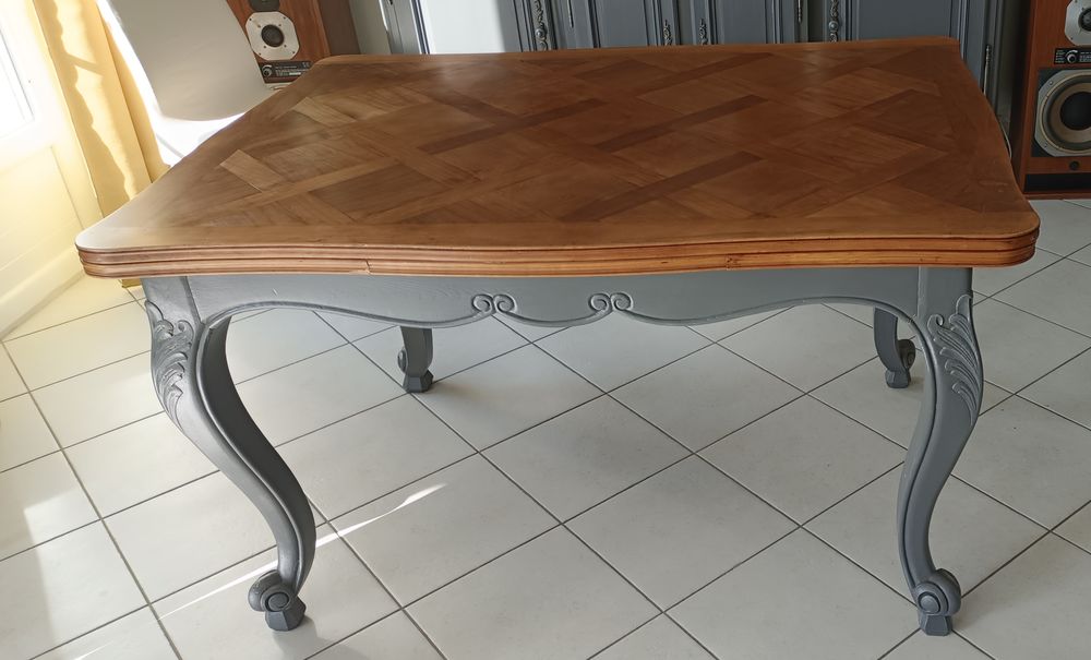 Table merisier ancienne avec  6 chaises 500 Fontenay-le-Vicomte (91)