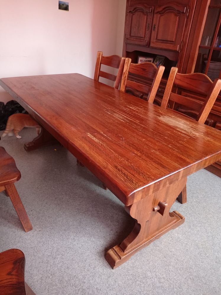 table merisier plus 6 chaises 150 Arras (62)