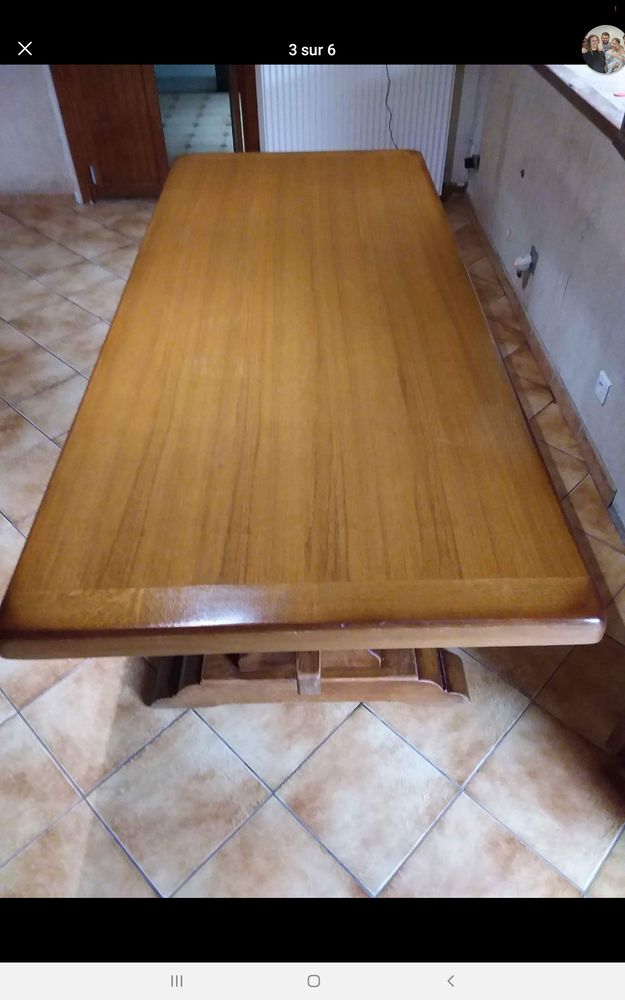 Table monast�re avec ses 6 chaises 395 Jouarre (77)
