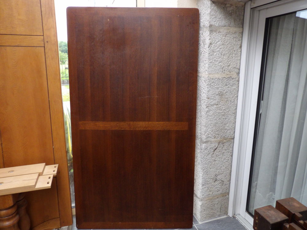 TABLE MONASTERE en CHENE MASSIF de 105 x 190 cm avec 2 rallo 450 Ramous (64)