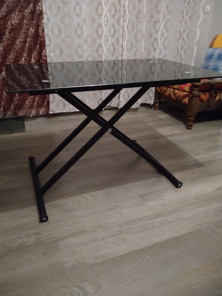 Table noir en verre 80 Aurillac (15)