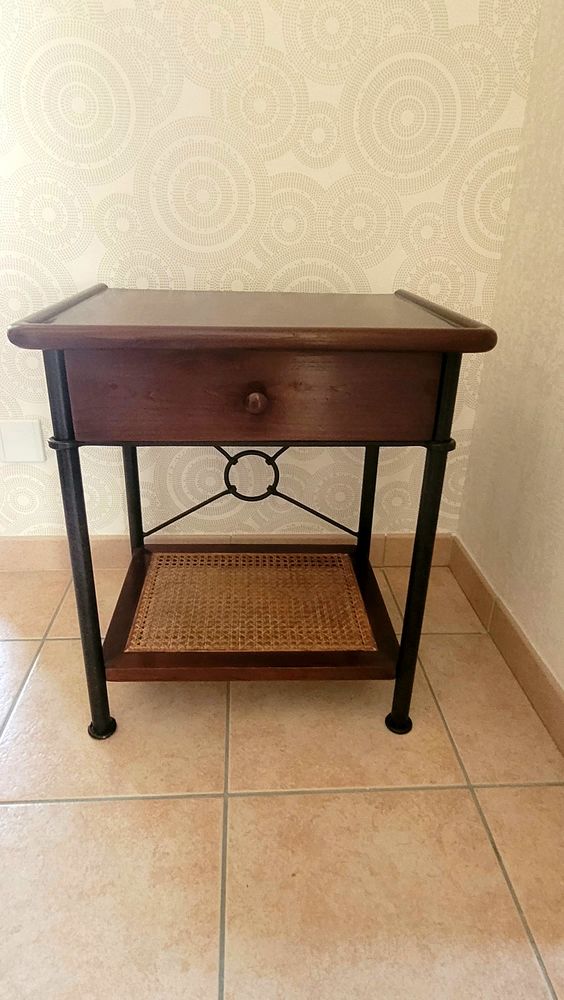 TABLE DE NUIT GRANGE BOIS METAL CANNAGE 180 Lyon 9 (69)