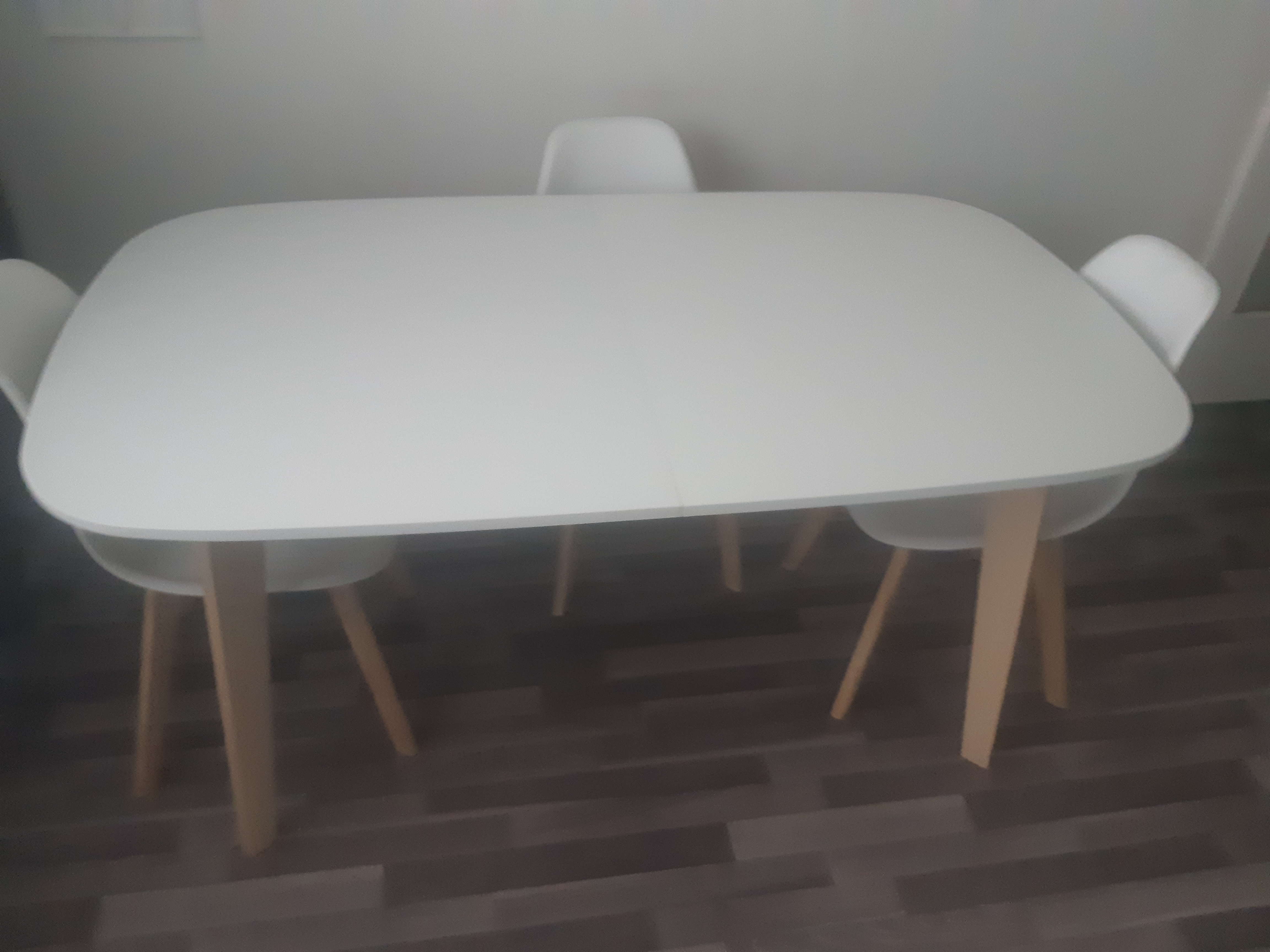 Table Ovale blanche  0 Stains (93)