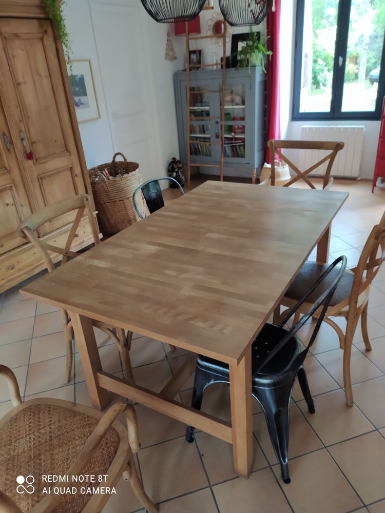 table 6/8 personnes avec rallonge 120 Pl�ch�tel (35)