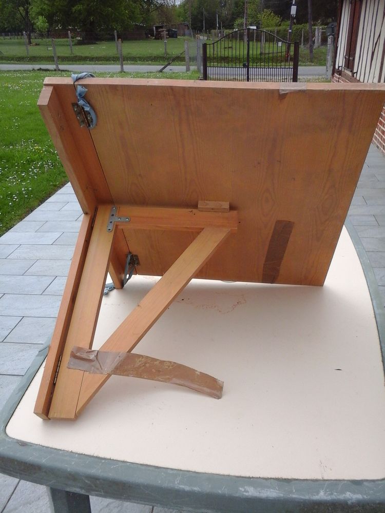 Table pliante mural en pin 20 Lisieux (14)