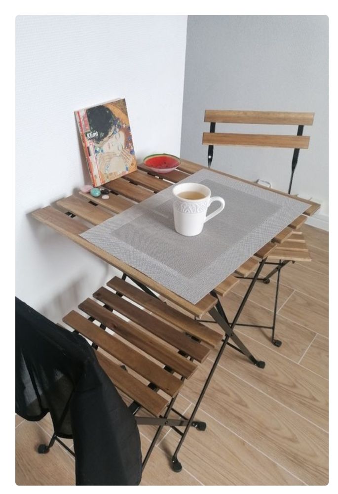 Table plus 2 chaises ikea 60 Boulogne-Billancourt (92)