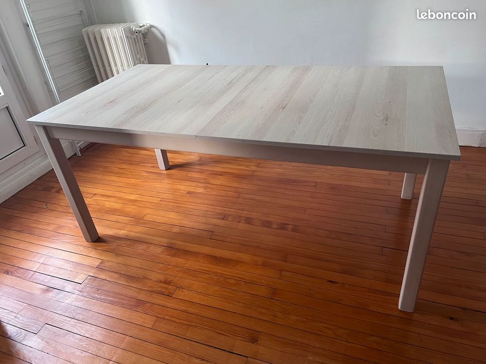 **Table rectangulaire avec 2 allonges Excellent �tat 120 Le Havre (76)