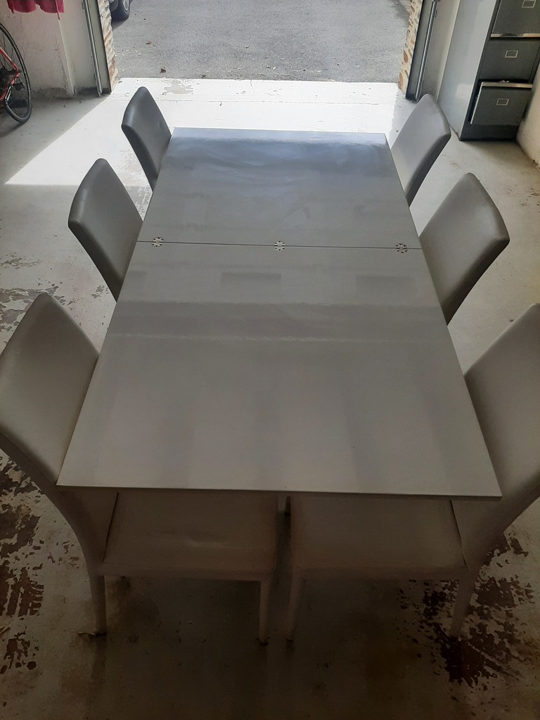 Table rectangulaire + 6 chaises assorties 250 Sainte-Marie (35)