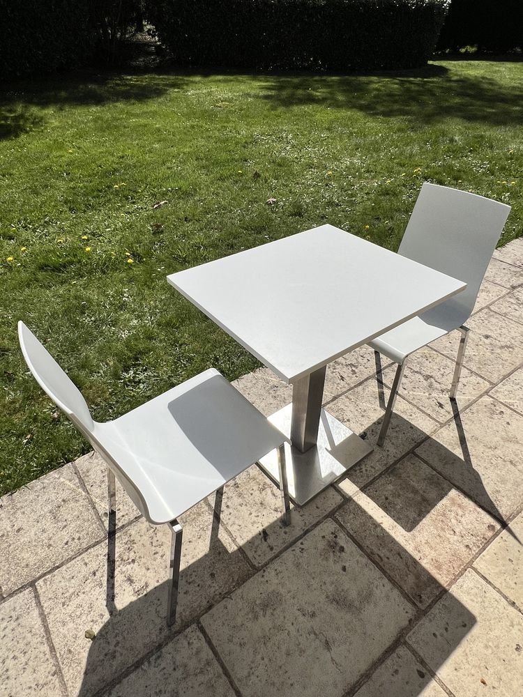 Table rectangulaire moderne blanche 90 Rambouillet (78)