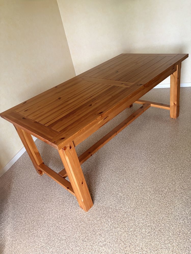 Table Rectangulaire en pin 80 Yzernay (49)