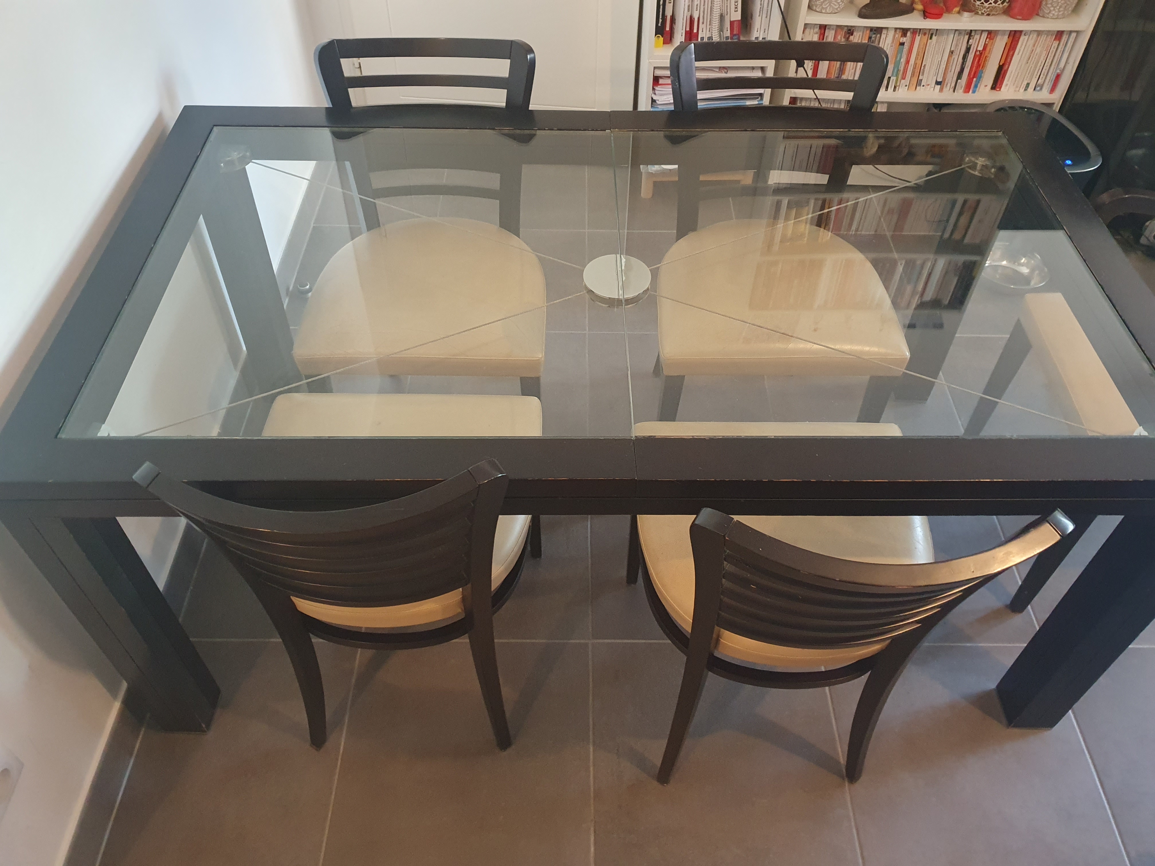 Table repas Roche Bobois + 5 Assises_Teinte Weng� 0 Saint-R�my-l�s-Chevreuse (78)