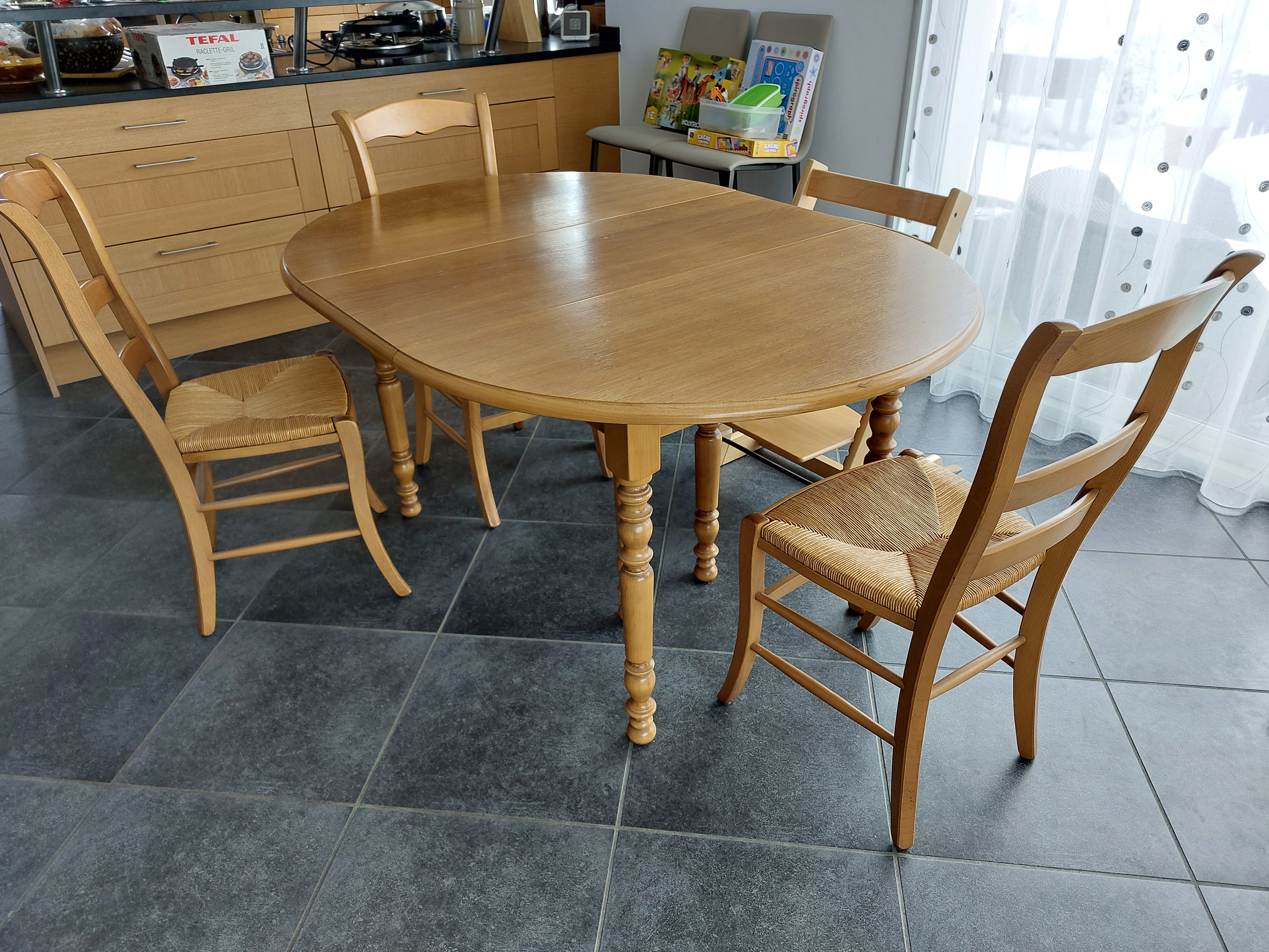 Table ronde bois 400 Marcellaz (74)