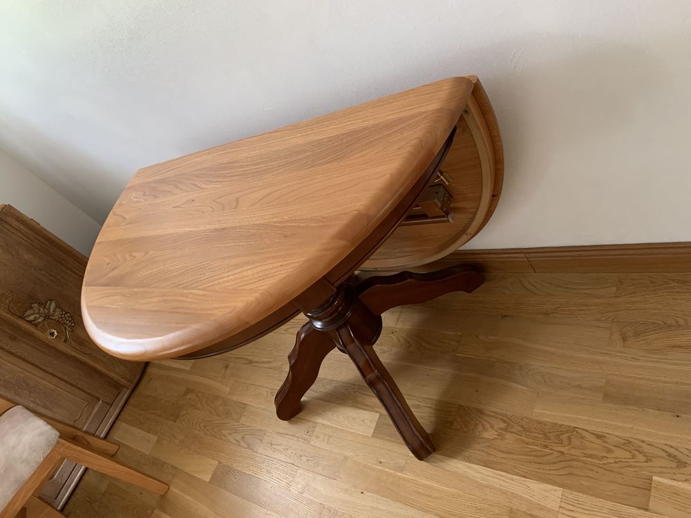 table ronde en bois demi lune 85 Guebwiller (68)