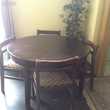 Table ronde et 5 chaises en bois vintage 150 Ivry-sur-Seine (94)