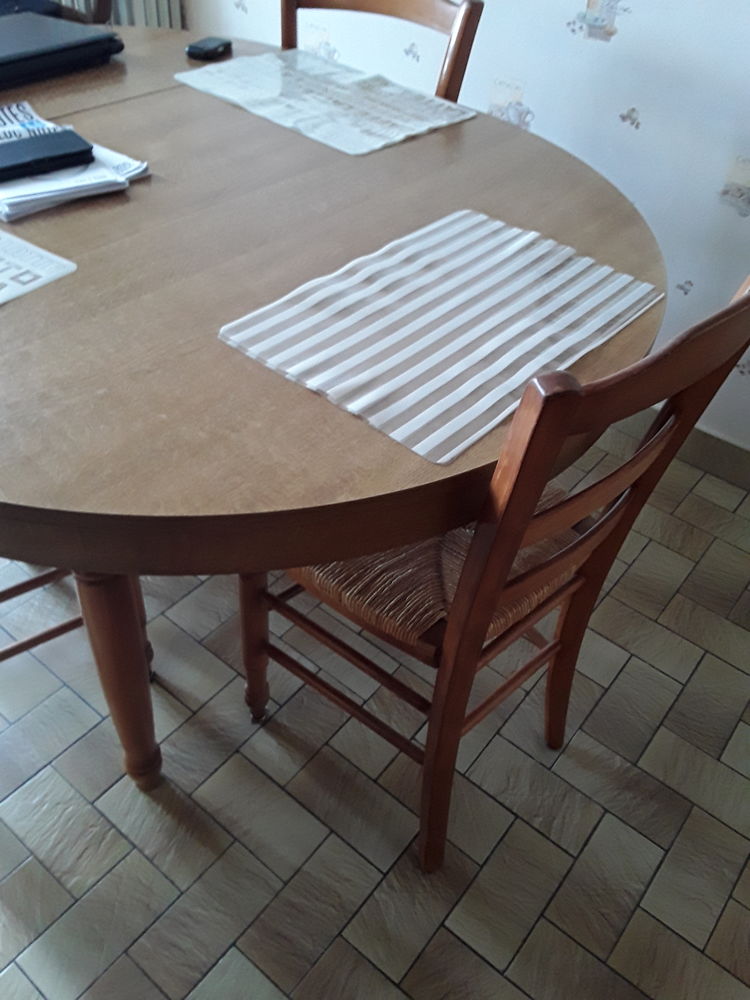 table ronde chene dore 100 Gorron (53)
