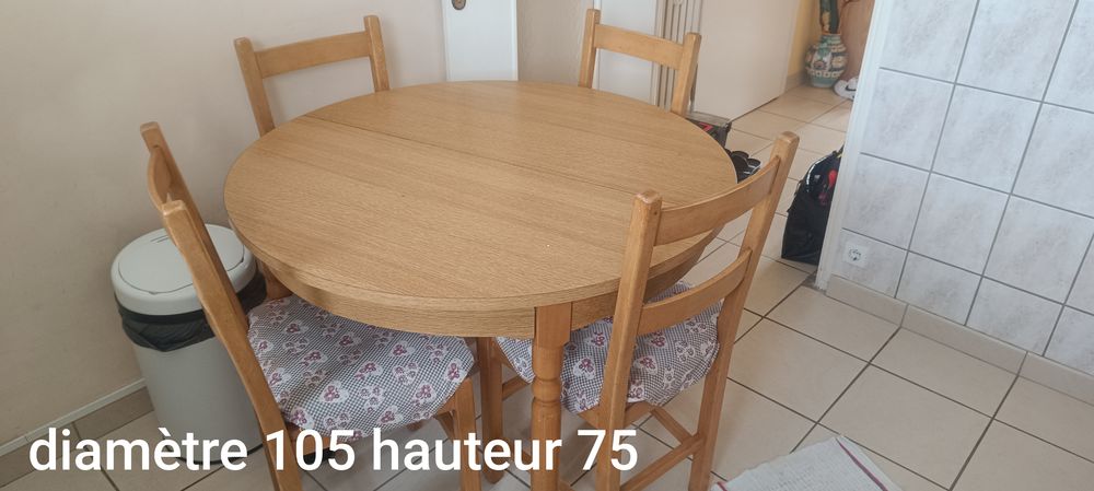 table ronde cuisine � rallonge 90 Villerupt (54)