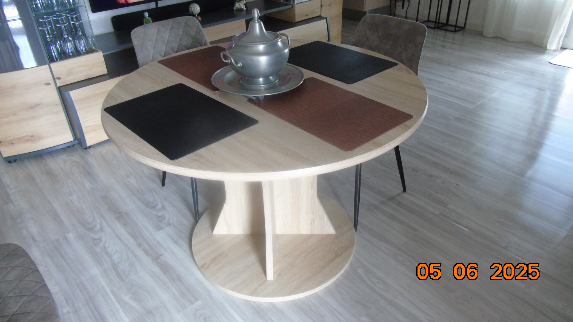 table ronde extensible 100 Oraison (04)