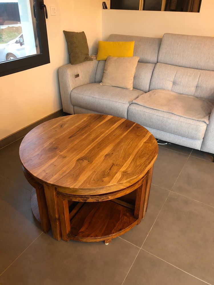 TABLE RONDE PALISSANDRE MASSIF 290 Poitiers (86)