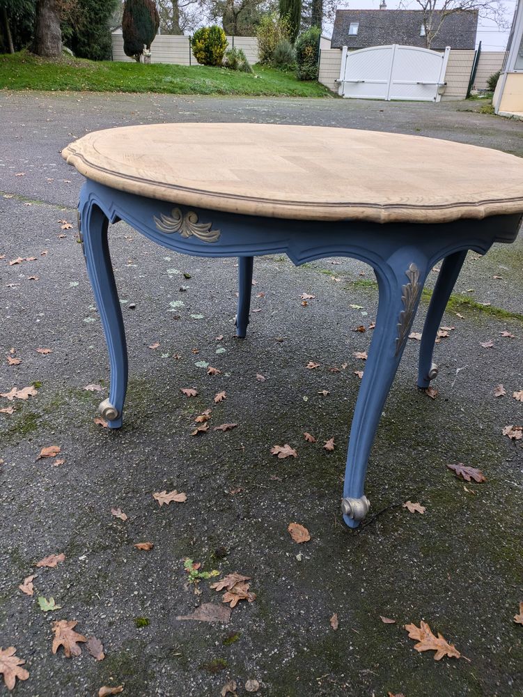 Table ronde relooke fa�on artisanale 120 Mohon (56)