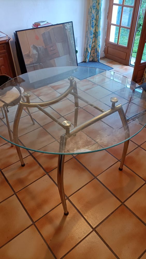 TABLE RONDE VERRE 300 Huriel (03)