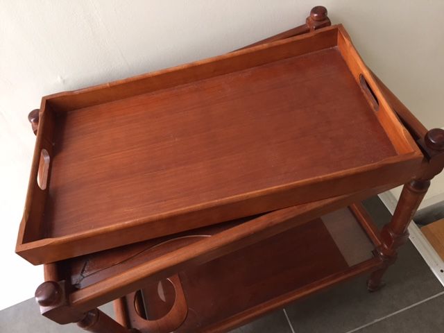 Table roulante. desserte � roulettes en merisier massif - 580 Bordeaux (33)