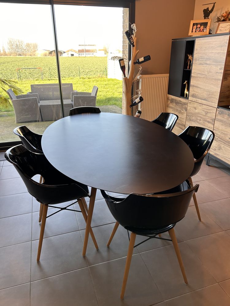 Table de salle � manger + 6 chaises 600 Bierne (59)