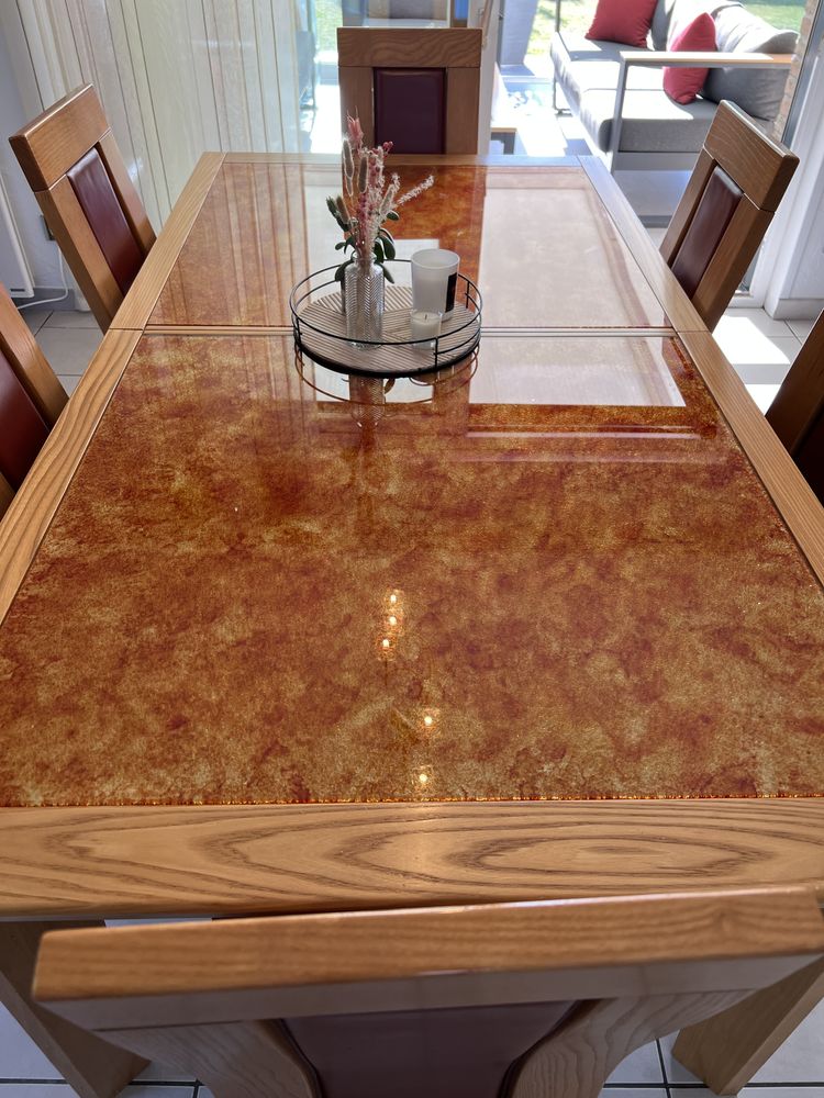 Table de salle � manger et 6 chaises 800 Leffrinckoucke (59)