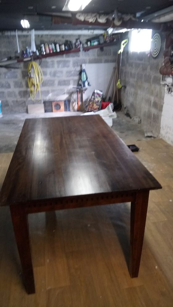 table de salle � manger bois massif 180x91 100 Bernes-sur-Oise (95)