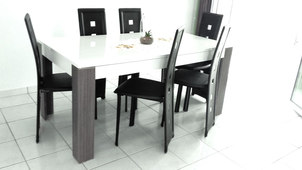 TABLE SALLE A MANGER + 6 CHAISES 295 Yvrac (33)