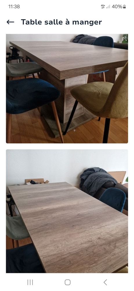 Table salle � manger avec rallonge 120 Wissembourg (67)