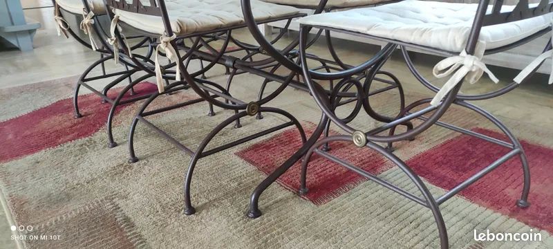 Table salle � manger avec six chaises 400 Porcheville (78)