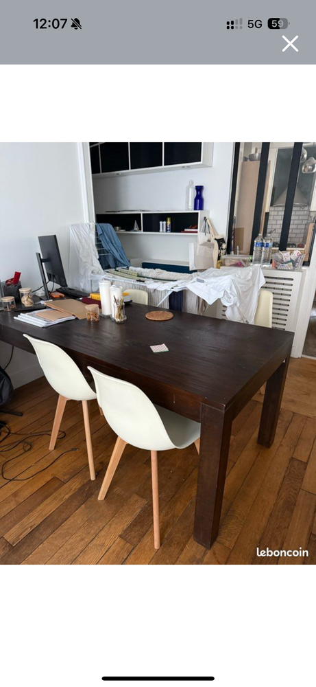 Table salle a manger 8 pers bois massif 300 Paris 15 (75)