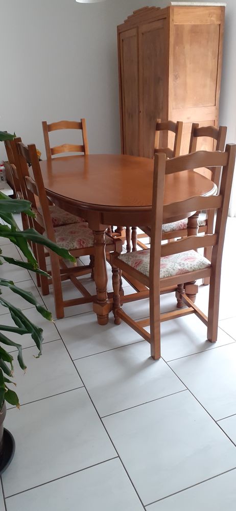 Table salle � manger extensible plus 8 chaises 200 Leg� (44)