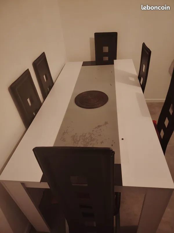 TABLE SALLE A MANGER+6 CHAISES 100 Moncel-l�s-Lun�ville (54)