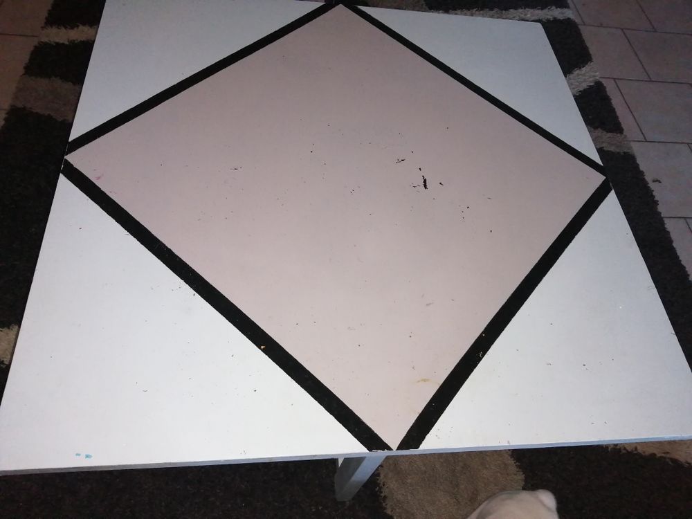 TABLE SALON BOIS PEINT 20 Noyon (60)