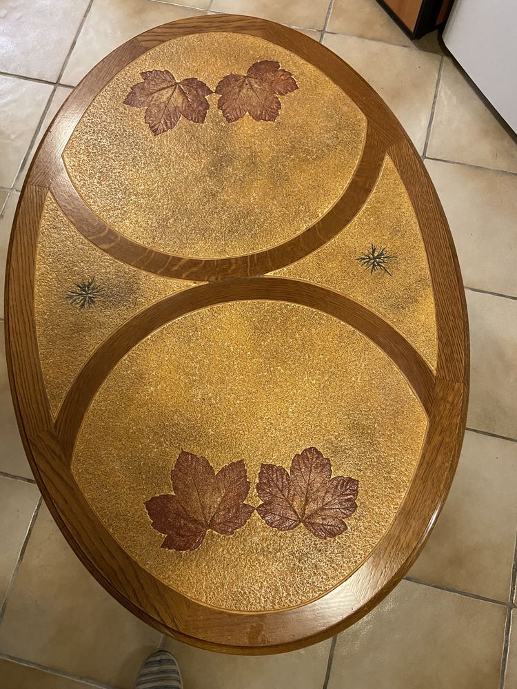 TABLE DE SALON OVALE CHENE 
80 Maignelay-Montigny (60)