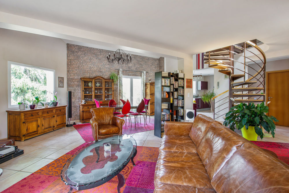 Table de salon ovale M�tal bross�/verre 150 Frans (01)