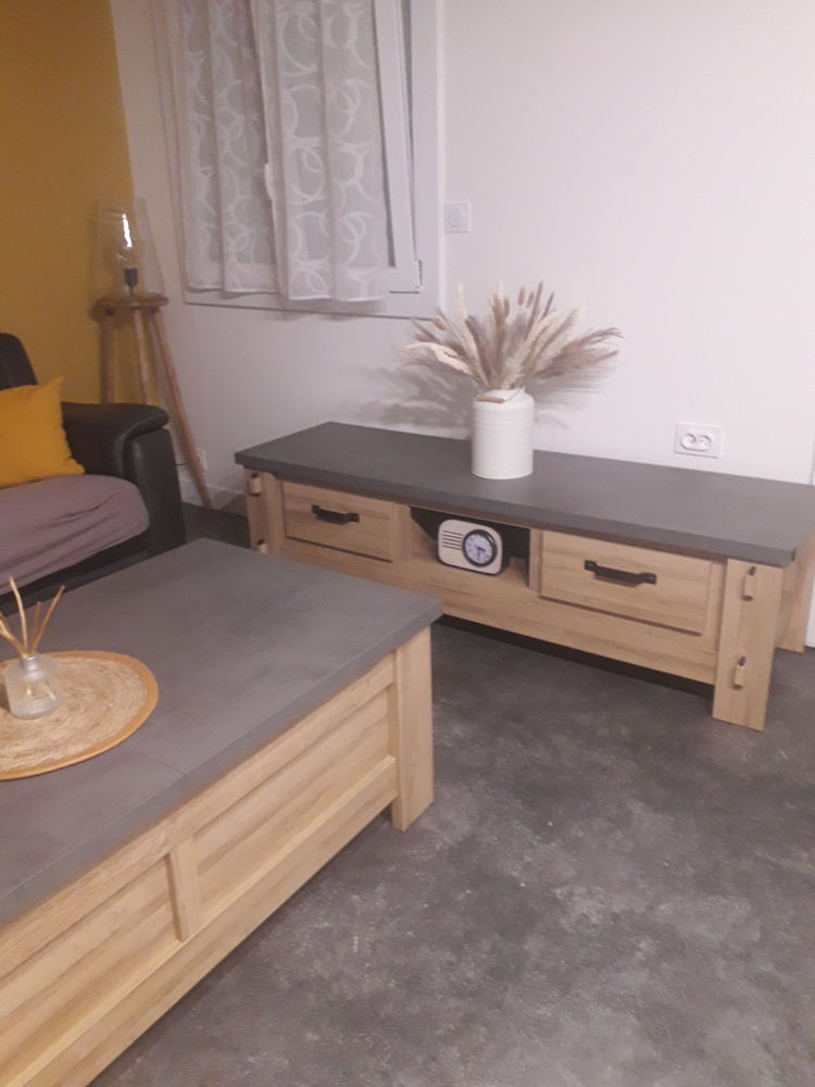 Table de salon plus un  meuble tv 150 Courtenay (45)