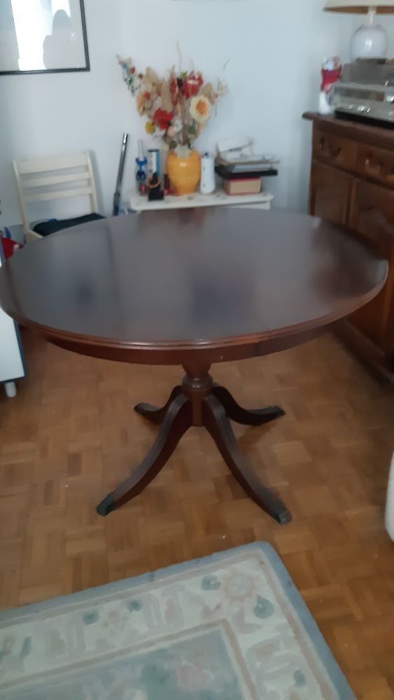 Table de salon ronde - couleur Acajou 200 �lancourt (78)