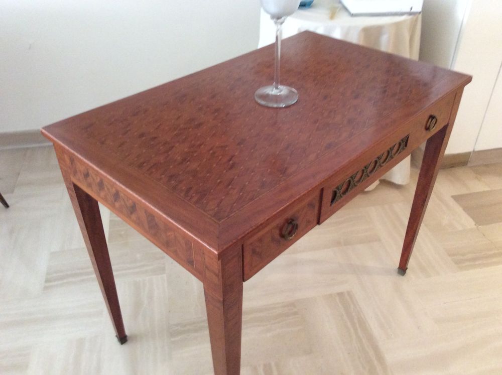 table de salon style LOUIS XVI en marqueterie 0 Cannes (06)