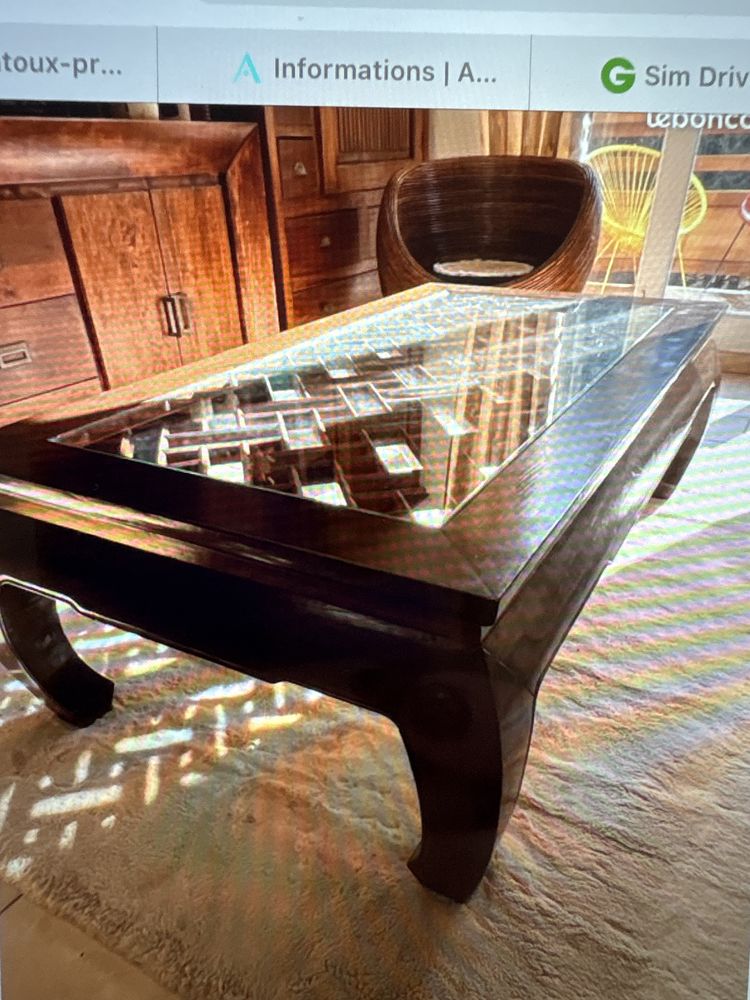 Table de Salon style Indon�sien 100 Bouff�mont (95)