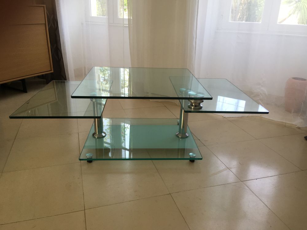 Table de salon en verre 80 Cognac (16)