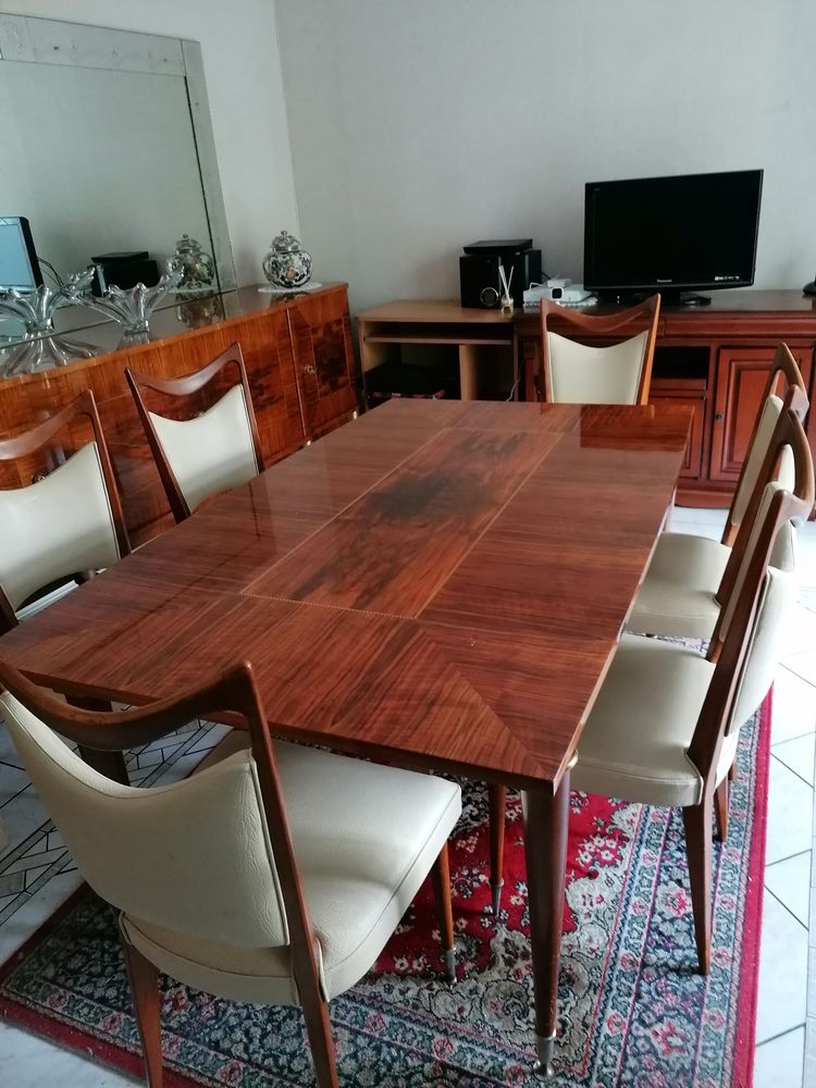 TABLE DE SALON VINTAGE+ 6 CHAISES 200 Pantin (93)